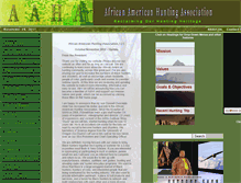 Tablet Screenshot of africanamericanhuntingassociation.com